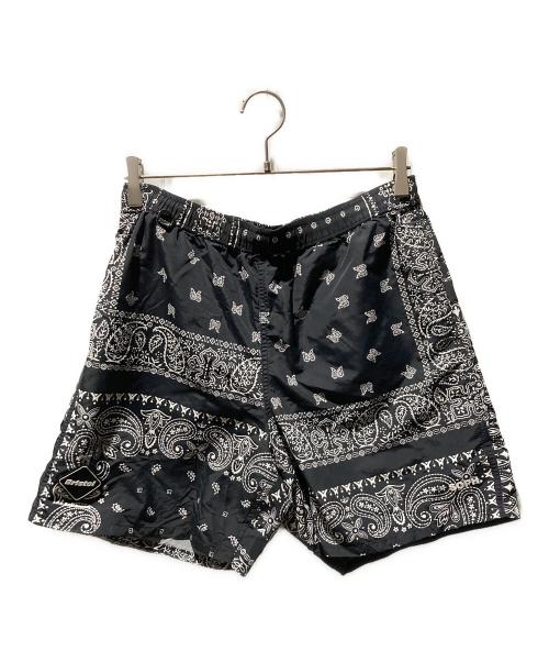 F.C.R.B.（エフシーレアルブリストル）F.C.R.B. (エフシーレアルブリストル) NYLON EASY SHORTS/BANDAN ブラック サイズ:Mの古着・服飾アイテム