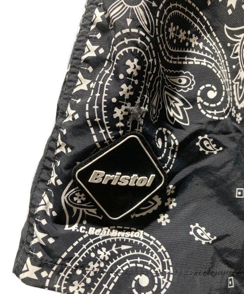 F.C.R.B.（エフシーレアルブリストル）F.C.R.B. (エフシーレアルブリストル) NYLON EASY SHORTS/BANDAN ブラック サイズ:Mの古着・服飾アイテム