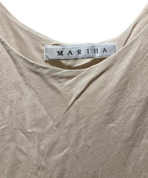 MARIHA（マリハ）MARIHA (マリハ) ノースリーブティアードワンピース ベージュ サイズ:38の古着・服飾アイテム