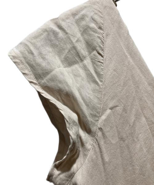 MARIHA（マリハ）MARIHA (マリハ) ノースリーブティアードワンピース ベージュ サイズ:38の古着・服飾アイテム