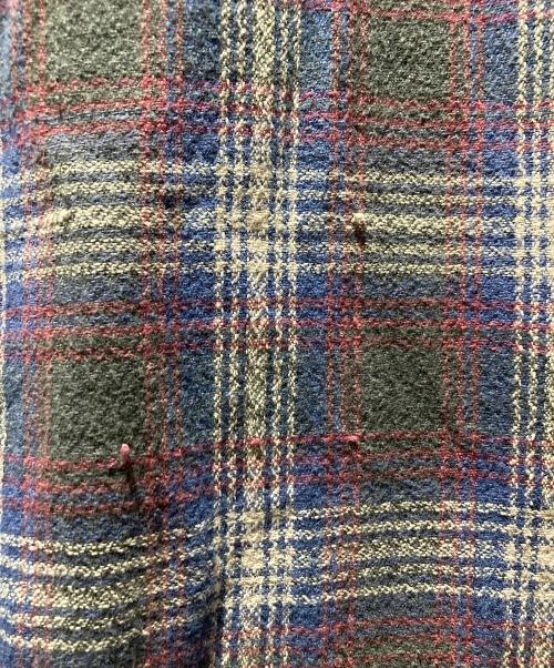 RRL（ダブルアールエル）RRL (ダブルアールエル) 90s シャドーチェックシャツ ブルー×レッド サイズ:Ｌの古着・服飾アイテム