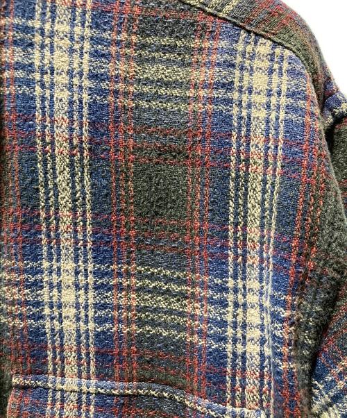 RRL（ダブルアールエル）RRL (ダブルアールエル) 90s シャドーチェックシャツ ブルー×レッド サイズ:Ｌの古着・服飾アイテム