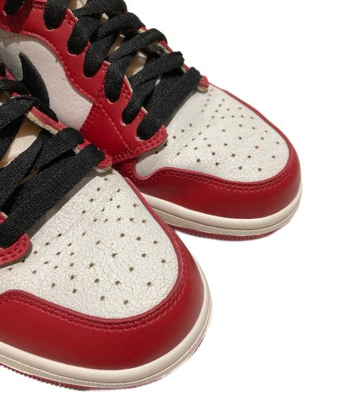 NIKE（ナイキ）NIKE (ナイキ) AIR JORDAN1 RETRO HIGH OG CHICAGO LOST & FOUND ハイカットスニーカー レッド×ブラック サイズ:23.5/US 5Yの古着・服飾アイテム