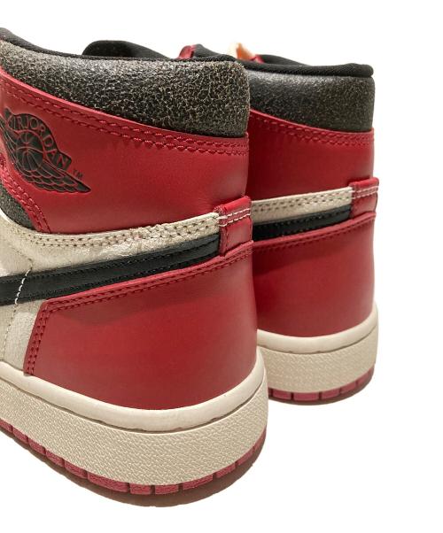 NIKE（ナイキ）NIKE (ナイキ) AIR JORDAN1 RETRO HIGH OG CHICAGO LOST & FOUND ハイカットスニーカー レッド×ブラック サイズ:23.5/US 5Yの古着・服飾アイテム