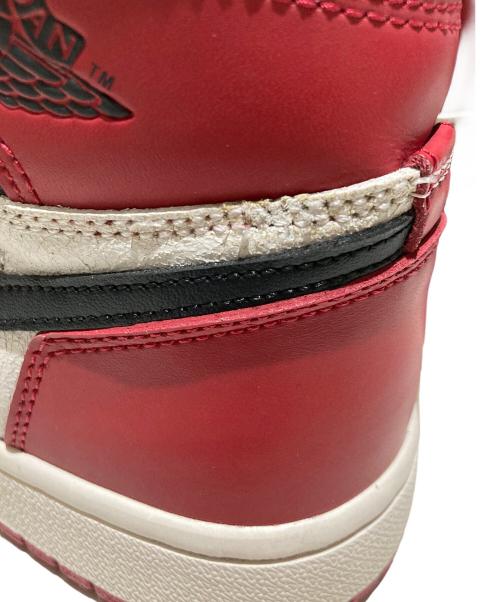 NIKE（ナイキ）NIKE (ナイキ) AIR JORDAN1 RETRO HIGH OG CHICAGO LOST & FOUND ハイカットスニーカー レッド×ブラック サイズ:23.5/US 5Yの古着・服飾アイテム