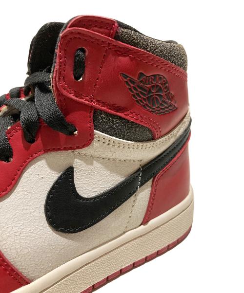 NIKE（ナイキ）NIKE (ナイキ) AIR JORDAN1 RETRO HIGH OG CHICAGO LOST & FOUND ハイカットスニーカー レッド×ブラック サイズ:23.5/US 5Yの古着・服飾アイテム