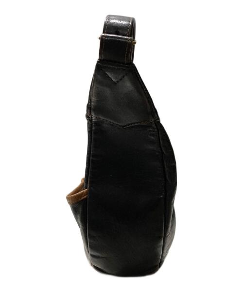 THE FLAT HEAD（ザ・フラットヘッド）THE FLAT HEAD (ザ・フラットヘッド) FREAK別注 HORSE HIDE × DEER SKIN BAG ブラックの古着・服飾アイテム