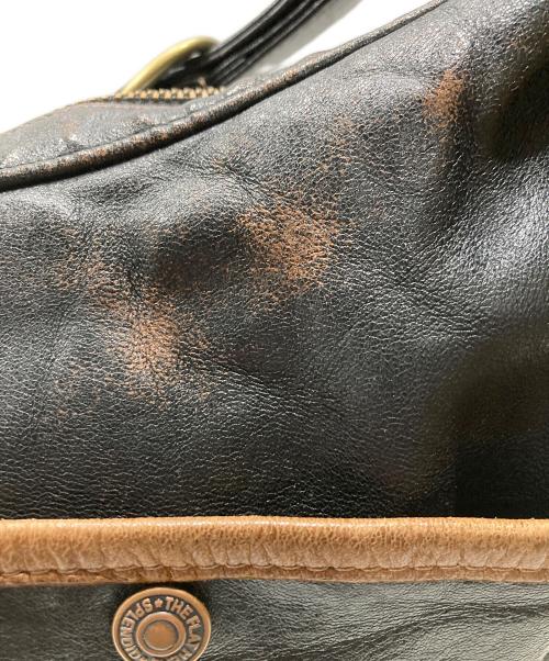 THE FLAT HEAD（ザ・フラットヘッド）THE FLAT HEAD (ザ・フラットヘッド) FREAK別注 HORSE HIDE × DEER SKIN BAG ブラックの古着・服飾アイテム