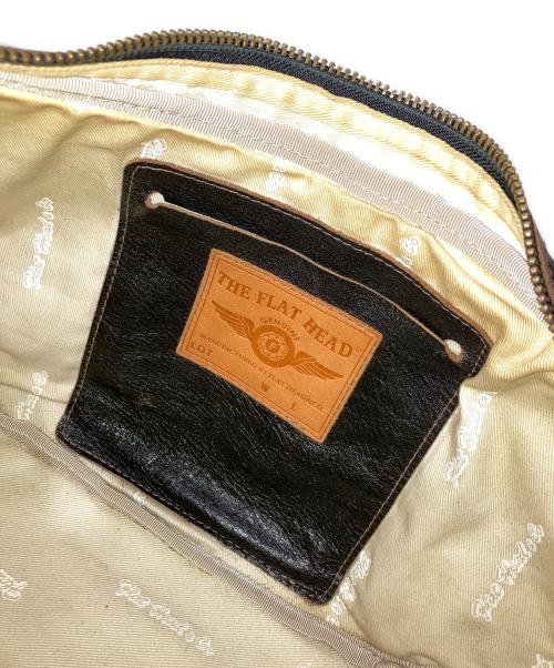 THE FLAT HEAD（ザ・フラットヘッド）THE FLAT HEAD (ザ・フラットヘッド) FREAK別注 HORSE HIDE × DEER SKIN BAG ブラックの古着・服飾アイテム