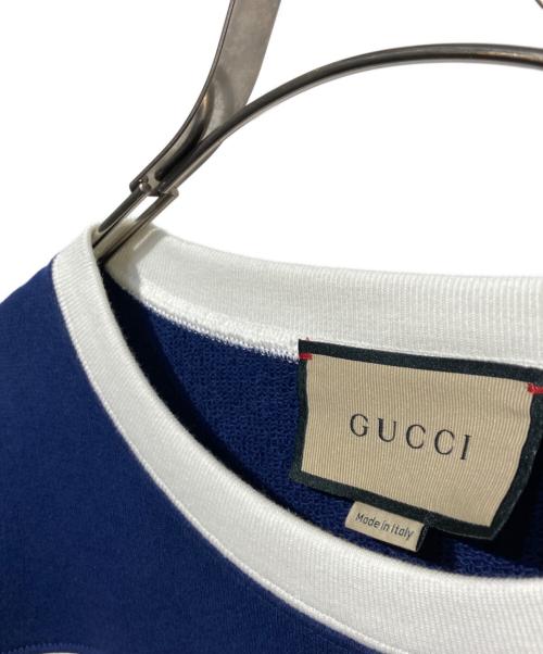 GUCCI（グッチ）GUCCI (グッチ) ロゴスウェット ベージュ サイズ:SIZE Sの古着・服飾アイテム