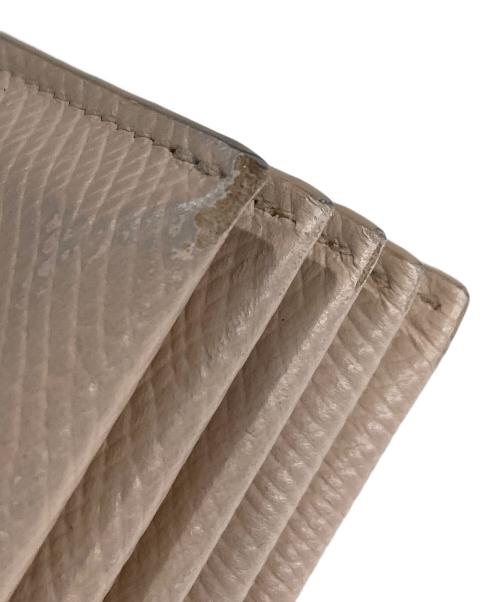 CELINE（セリーヌ）CELINE (セリーヌ) アコーディオ カード ホルダー ピンク×レッドの古着・服飾アイテム