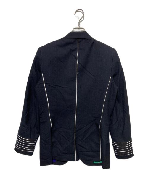 PAUL SMITH（ポールスミス）Paul Smith (ポールスミス) トリムカラー 裏地切替テーラードジャケット ネイビー サイズ:Mの古着・服飾アイテム