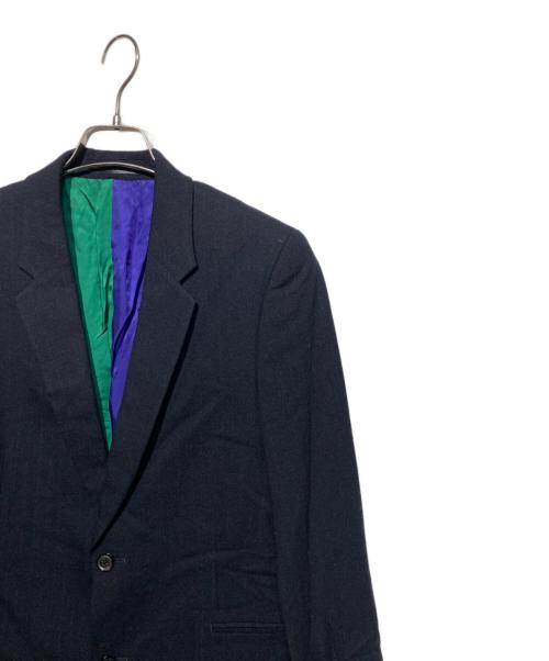 PAUL SMITH（ポールスミス）Paul Smith (ポールスミス) トリムカラー 裏地切替テーラードジャケット ネイビー サイズ:Mの古着・服飾アイテム