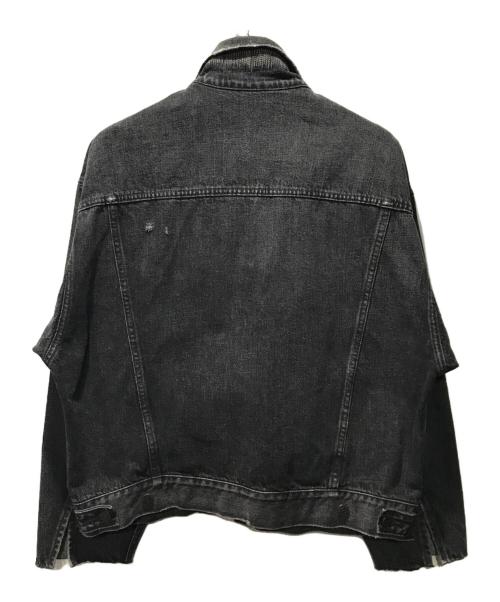 H BEAUTY&YOUTH（エイチ ビューティー&ユース）H BEAUTY&YOUTH (エイチ ビューティー&ユース) BLACK DENIM JACKET（ブラックデニムジャケット） ブラック サイズ:Sの古着・服飾アイテム