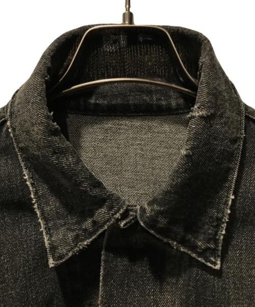 H BEAUTY&YOUTH（エイチ ビューティー&ユース）H BEAUTY&YOUTH (エイチ ビューティー&ユース) BLACK DENIM JACKET（ブラックデニムジャケット） ブラック サイズ:Sの古着・服飾アイテム