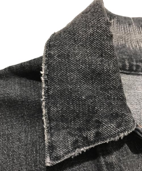 H BEAUTY&YOUTH（エイチ ビューティー&ユース）H BEAUTY&YOUTH (エイチ ビューティー&ユース) BLACK DENIM JACKET（ブラックデニムジャケット） ブラック サイズ:Sの古着・服飾アイテム