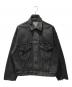 H BEAUTY&YOUTH（エイチ ビューティー&ユース）の古着「BLACK DENIM JACKET（ブラックデニムジャケット）」｜ブラック