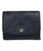 LOUIS VUITTONルイ ヴィトン）の古着「ポルトフォイユ・イリスコンパクト マヒナ」｜ブラック