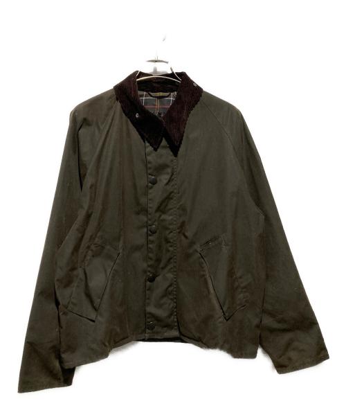Barbour（バブアー）Barbour (バブアー) TRANSPORT ワックスコットン ショートブルゾン カーキ サイズ:32の古着・服飾アイテム