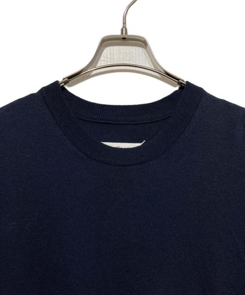 Maison Margiela（メゾンマルジェラ）Maison Margiela (メゾンマルジェラ) カットアウトロングニット ネイビー サイズ:Ｓの古着・服飾アイテム