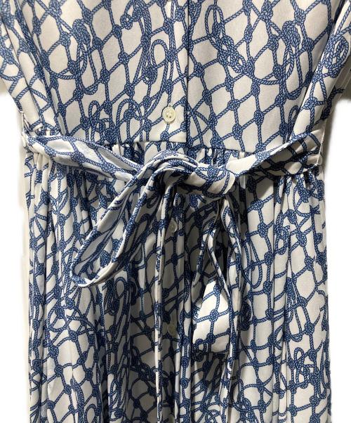 CORCOVADO（コルコバード）CORCOVADO (コルコバード) 総柄ワンピース ブルー サイズ:38の古着・服飾アイテム