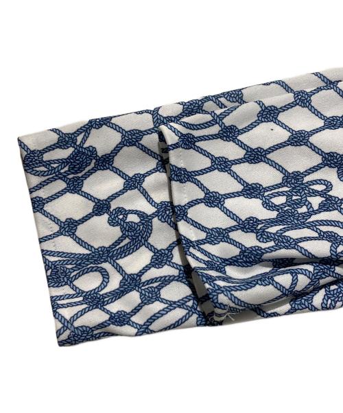 CORCOVADO（コルコバード）CORCOVADO (コルコバード) 総柄ワンピース ブルー サイズ:38の古着・服飾アイテム