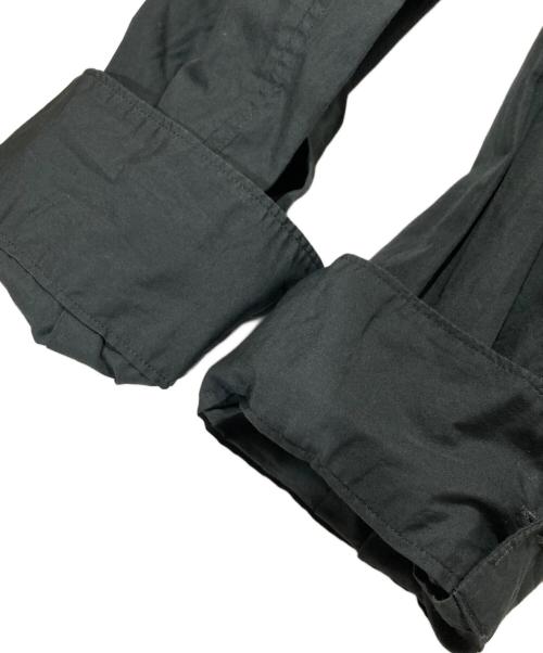 Graphpaper（グラフペーパー）Graphpaper (グラフペーパー) Broad L/S Oversized Band Collar Shirt バンドカラー シャツ ブラック サイズ:2の古着・服飾アイテム