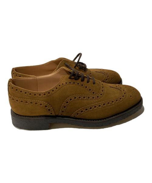 CHURCH'S（チャーチ）CHURCH'S (チャーチ) スウェードウィングチップシューズ ブラウン サイズ:8.5の古着・服飾アイテム