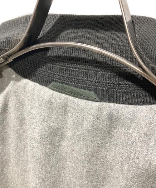 valstarino（ヴァルスタリーノ）valstarino (ヴァルスタリーノ) Valstar Jacket スウェード ゴートレザー切替ジャケット グレー サイズ:50の古着・服飾アイテム