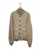 valstarinoヴァルスタリーノ）の古着「ニット バルスターブルゾン」｜ブラウン