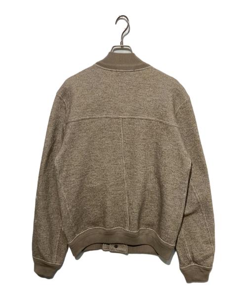 valstarino（ヴァルスタリーノ）VALSTARINO (ヴァルスタリーノ) ニット バルスターブルゾン ブラウン サイズ:46の古着・服飾アイテム