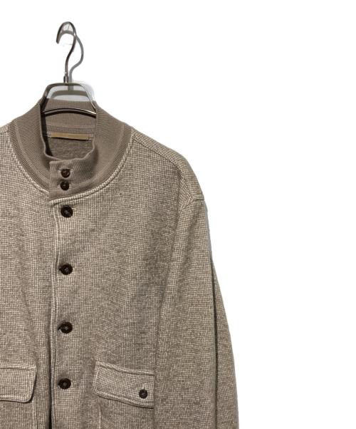 valstarino（ヴァルスタリーノ）VALSTARINO (ヴァルスタリーノ) ニット バルスターブルゾン ブラウン サイズ:46の古着・服飾アイテム