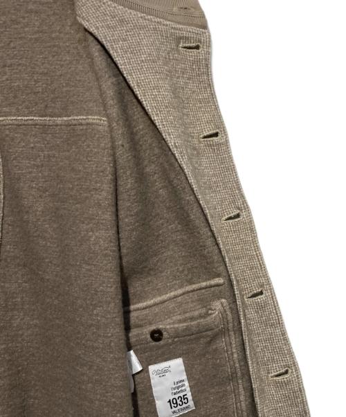 valstarino（ヴァルスタリーノ）VALSTARINO (ヴァルスタリーノ) ニット バルスターブルゾン ブラウン サイズ:46の古着・服飾アイテム