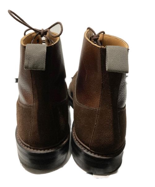 Crockett & Jones（クロケット＆ジョーンズ）Crockett & Jones (クロケット＆ジョーンズ) SHIPS (シップス) スウェード切替ブーツ ブラウン サイズ:7Eの古着・服飾アイテム