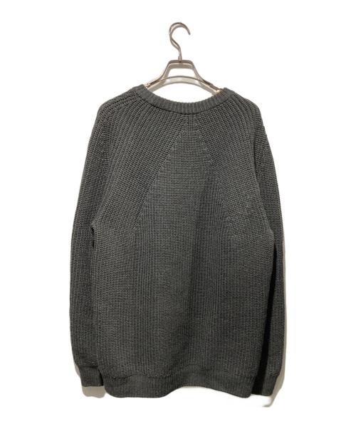 BATONER（バトナ―）BATONER (バトナ―) シグネチャー クルーネック セーター グレー サイズ:4の古着・服飾アイテム