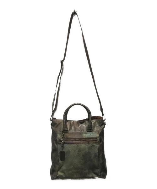 Jean Paul GAULTIER（ジャンポールゴルチェ）Jean Paul GAULTIER (ジャンポールゴルチェ) Vサイバーショルダーバッグ 玉虫の古着・服飾アイテム