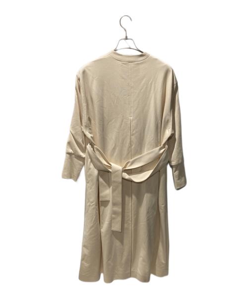 BALLSEY（ボールジィ）BALLSEY (ボールジィ) コットンループバック ベルテッドコート ベージュ サイズ:36の古着・服飾アイテム