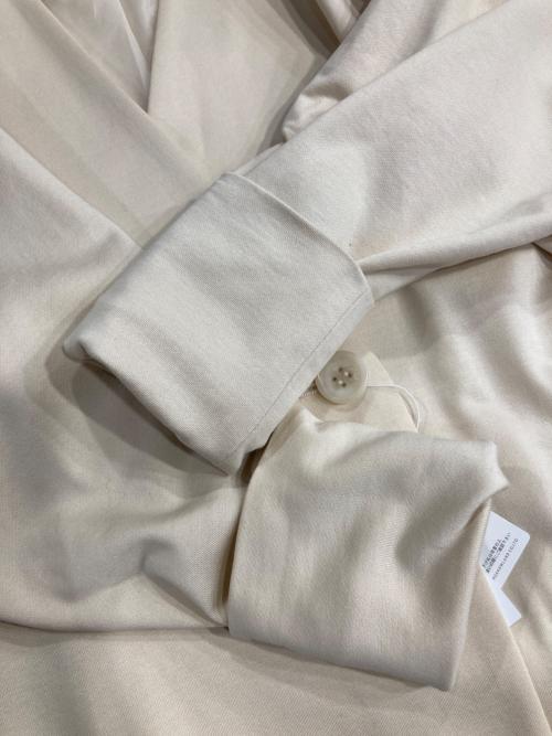 BALLSEY（ボールジィ）BALLSEY (ボールジィ) コットンループバック ベルテッドコート ベージュ サイズ:36の古着・服飾アイテム