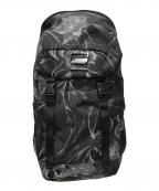 Yohji Yamamoto pour homme×New Eraヨウジヤマモト プールオム×ニューエラ）の古着「SKULL&ROSE PRINT RUCKSACK」｜ブラック