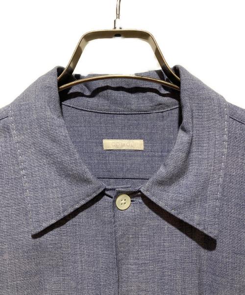 COMOLI（コモリ）COMOLI (コモリ) ヴィスコースウールオープンカラーシャツ スカイブルー サイズ:1の古着・服飾アイテム
