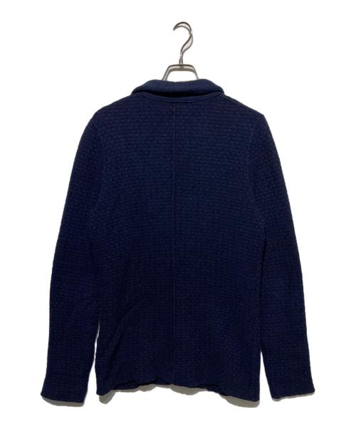 LARDINI（ラルディーニ）LARDINI (ラルディーニ) ニットジャケット ネイビー サイズ:Mの古着・服飾アイテム