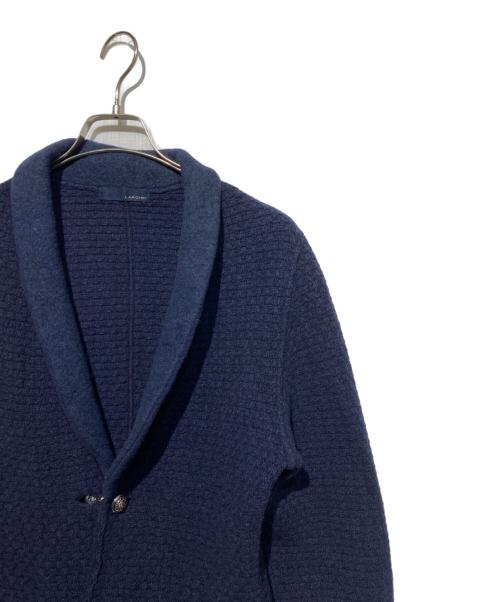LARDINI（ラルディーニ）LARDINI (ラルディーニ) ニットジャケット ネイビー サイズ:Mの古着・服飾アイテム
