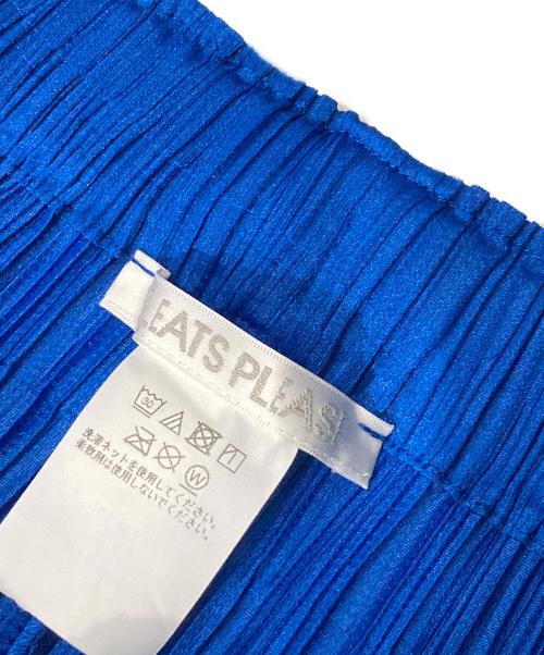 PLEATS PLEASE（プリーツプリーズ）PLEATS PLEASE (プリーツプリーズ) プリーツパンツ ブルー サイズ:3の古着・服飾アイテム