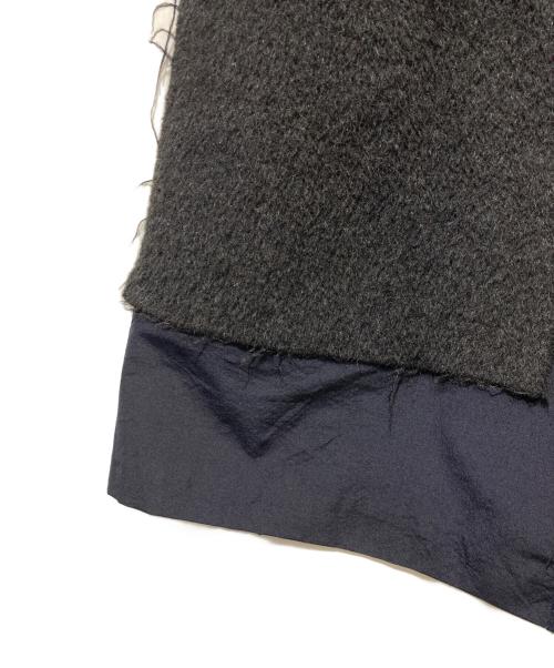 COMME des GARCONS（コムデギャルソン）COMME des GARCONS (コムデギャルソン) アルパカウール切り替えコート ネイビー サイズ:Ｍの古着・服飾アイテム