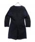COMME des GARCONS (コムデギャルソン) アルパカウール切り替えコート ネイビー サイズ:Ｍ：20000円