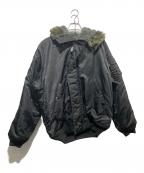 WTAPSダブルタップス）の古着「N-2B JACKET ジャケット」｜ブラック