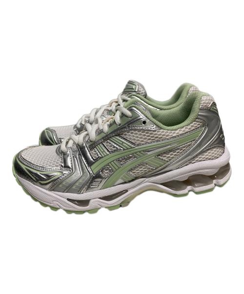 asics（アシックス）asics (アシックス) ローカットスニーカー グリーン サイズ:23の古着・服飾アイテム