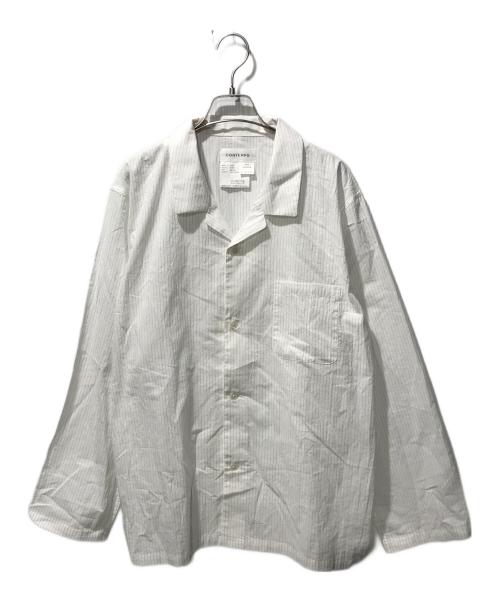 YAECA（ヤエカ）YAECA (ヤエカ) CONTEMPO PAJAMAS SHIRT ST/シャツ ホワイト サイズ:Mの古着・服飾アイテム