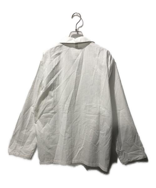 YAECA（ヤエカ）YAECA (ヤエカ) CONTEMPO PAJAMAS SHIRT ST/シャツ ホワイト サイズ:Mの古着・服飾アイテム
