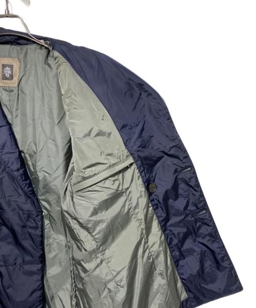 eleventy（イレブンティ）eleventy (イレブンティ) 中綿ダブルジャケット ネイビー サイズ:Mの古着・服飾アイテム